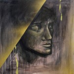 Guilt - Acrylic & Aerosol on Canvas, 30"x30", 2012, Inquire for Price