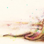 Creature Fear - Mixed Media, 12"x3", SOLD