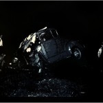 Car Crash #2 - Hand-cut Paper, 4 Layers, 2012