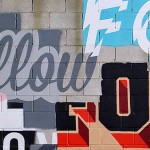 Detail of Hashtag Gallery Mural