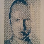Anthony Smerek - Jesse, Hand Sewn Thread on Canvas