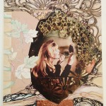Rachelle Walker - Twin Peaks 1, Collage on Wood