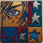Mr.Hyde - Super Star, Hand Carved Wood and Acrylic