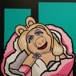 Doug Stiles - Miss Piggy, Acrylic on Canvas