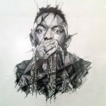 Jesse Albert - Kendrick Lamar, Graphite on Paper