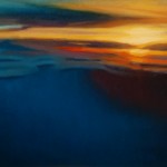 Sunrise Above the Clouds - 12" x 10", Oil on Panel, 2015, Inquire for Price
